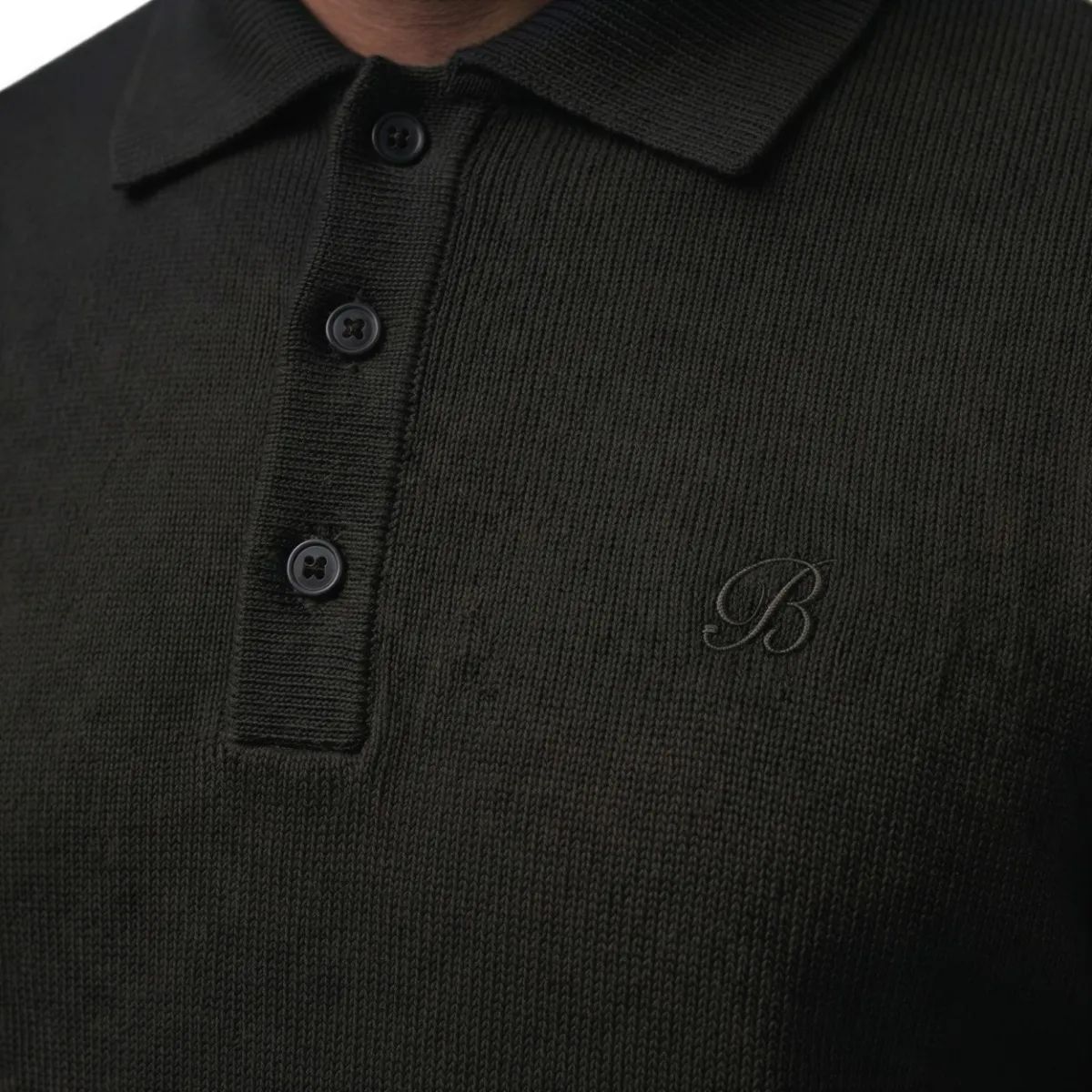 Brentwood Sterling 3 Button LS Knit Golfer